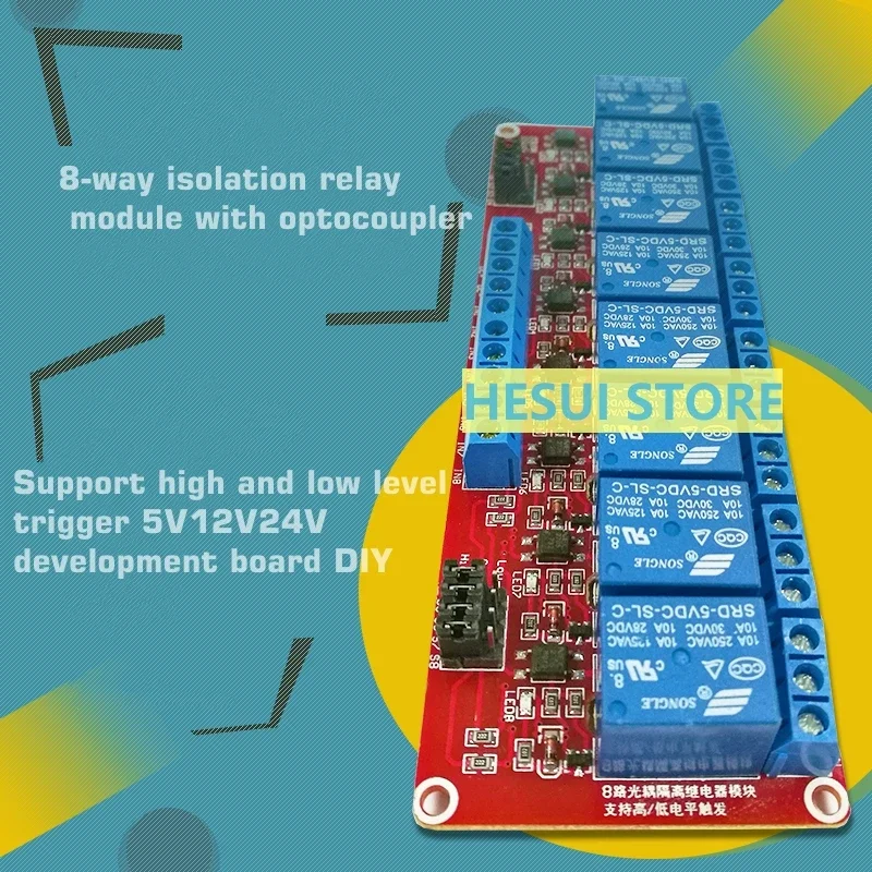 Relay 8 Channel Board - Module de relais à 8 canaux