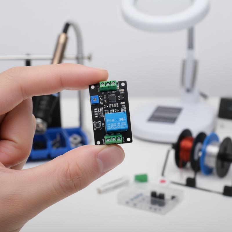 Home Automation Industry - Relais temporisé à verrouillage automatique, module