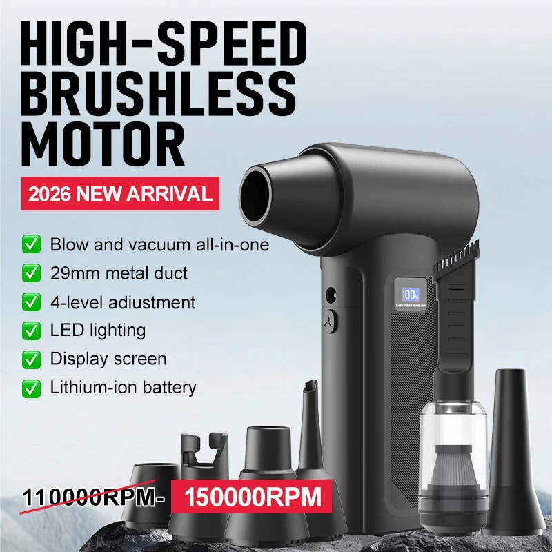 Home Automation Industry - Souffleur turbo sans fil 150 000