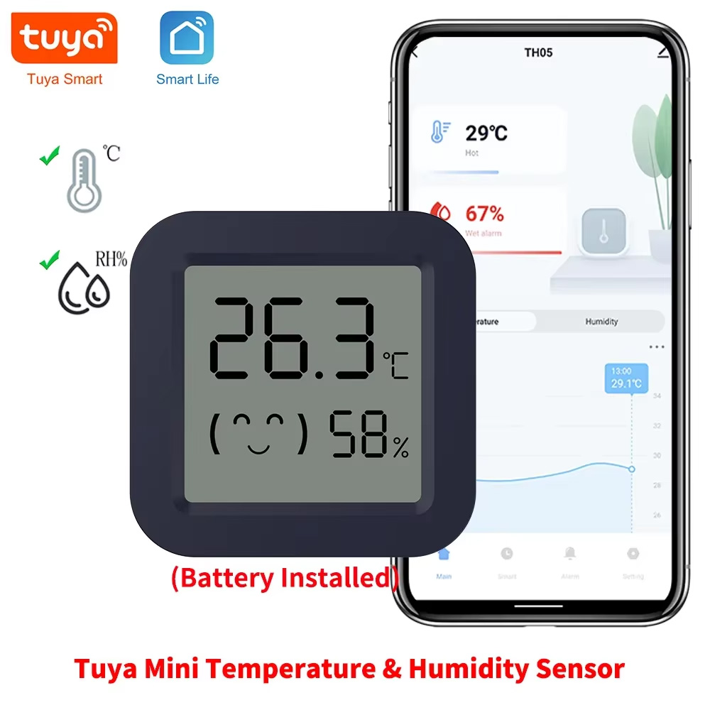 Temperature Humidity Sensor - Mini thermomètre intelligent, hygromètre, capteur de