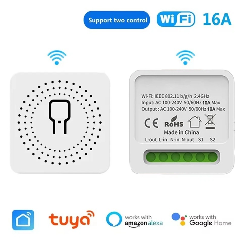 Home Automation Diy Kit - Interrupteur intelligent WiFi Tuya Zigbee 16A,