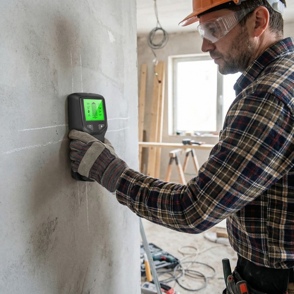 Water Leak Detector Wired - Détecteur numérique 5-en-1 portable pour la