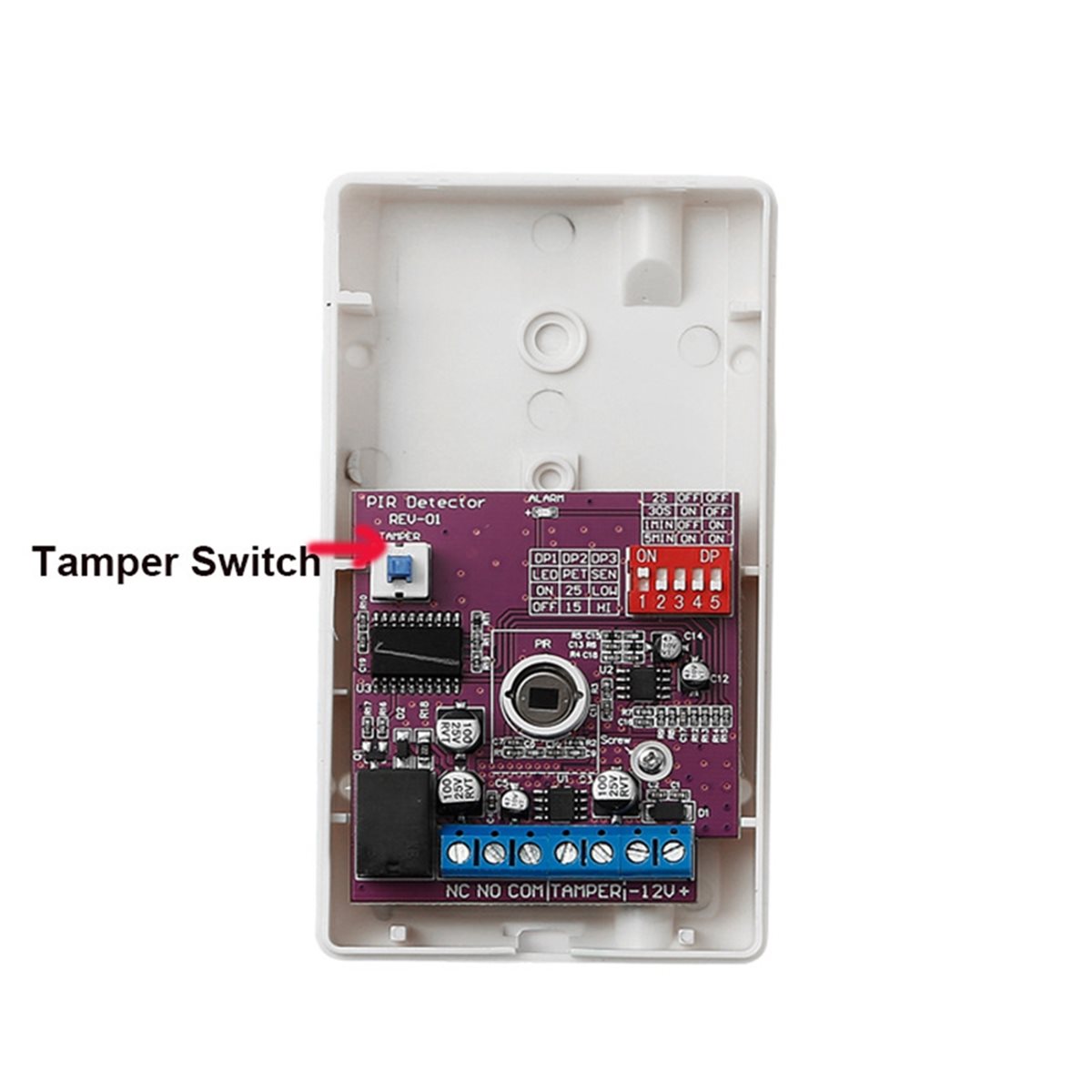 Motion Sensor Pir Wired - Détecteur de mouvement passif filaire AA80