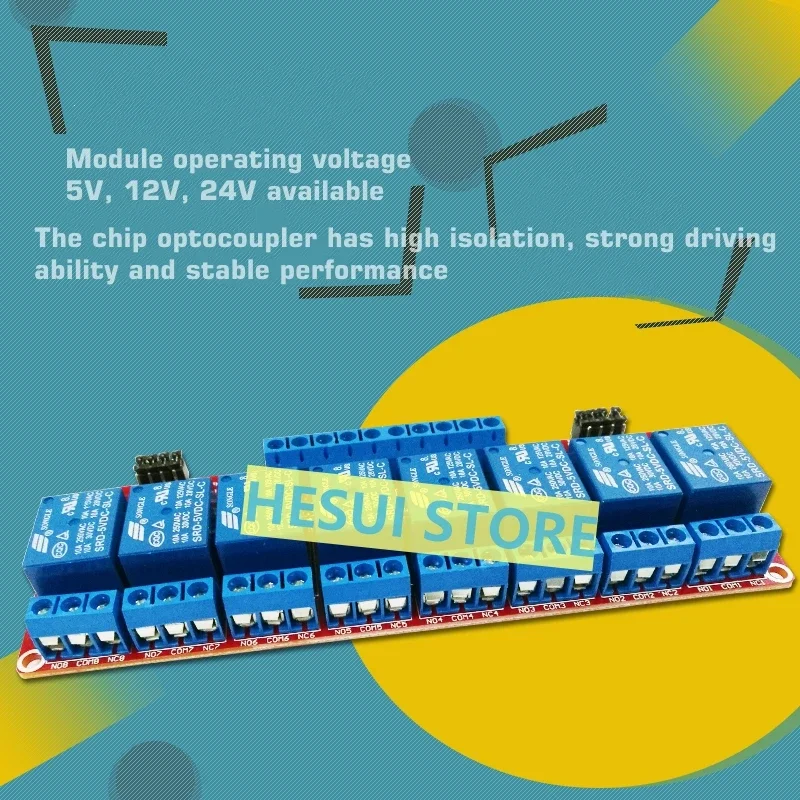 Module de relais à 8 canaux av - Relay 8 Channel Board avis et prix