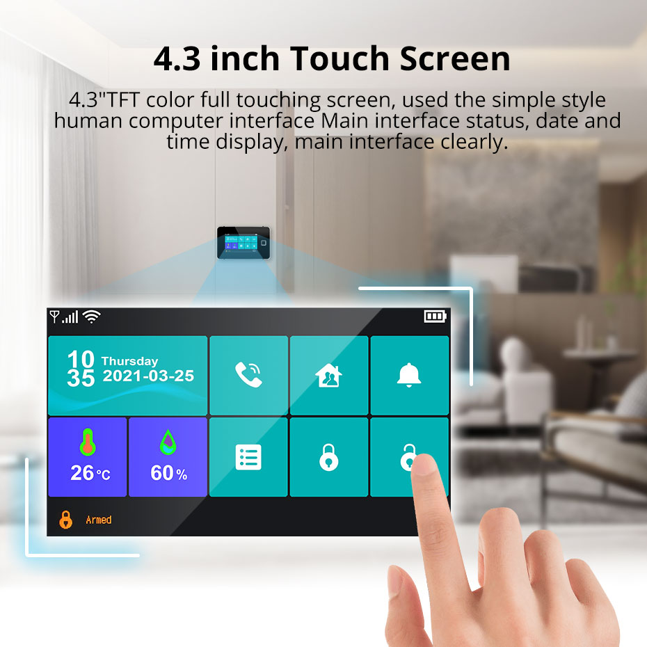KERUI tuya-Kit de panneau d'al - Home Automation Diy Kit avis et prix