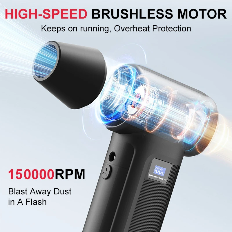 Souffleur turbo sans fil 150 0 - Home Automation Industry avis et prix