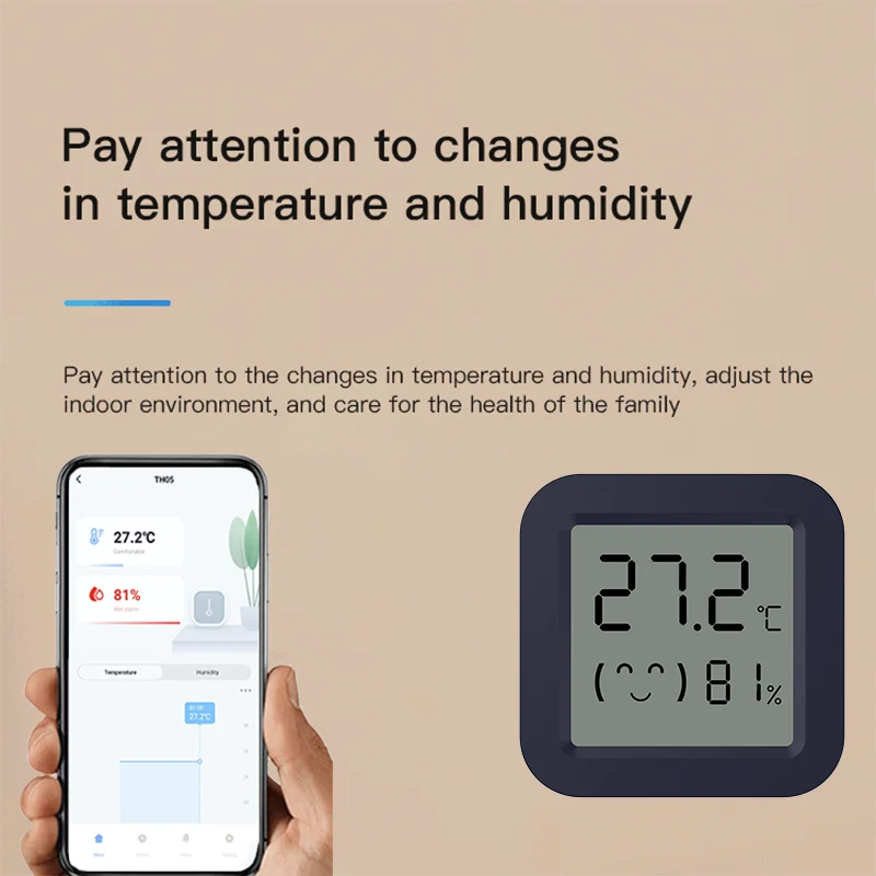 Mini thermomètre intelligent,  - Temperature Humidity Sensor avis et prix
