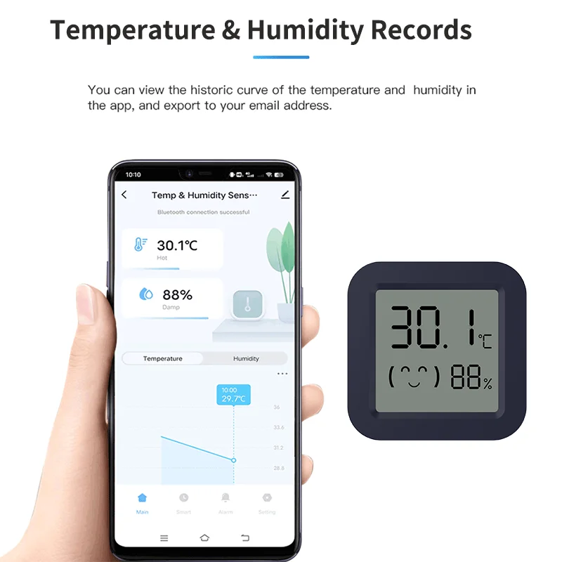 Mini thermomètre intelligent,  - Temperature Humidity Sensor avis et prix