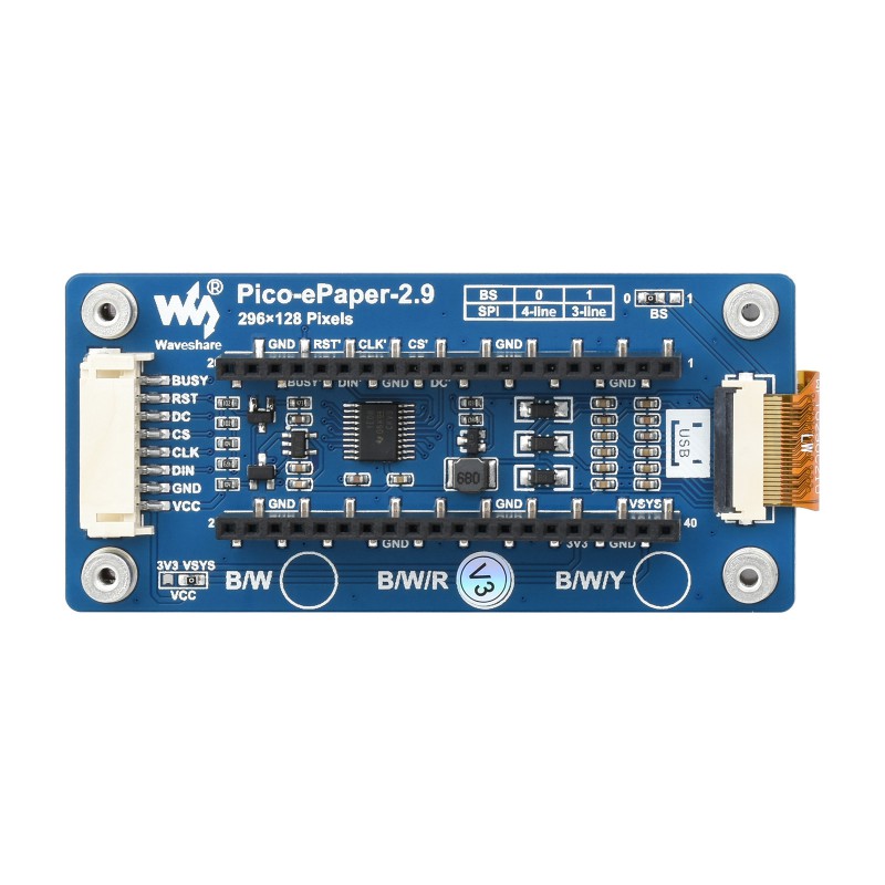 Waveshare Pico-ePaper-2.9-B, m - Display Epaper 2.9 avis et prix